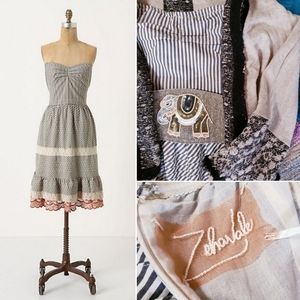 EUC Zehavale Swiss Miss Corset Dress